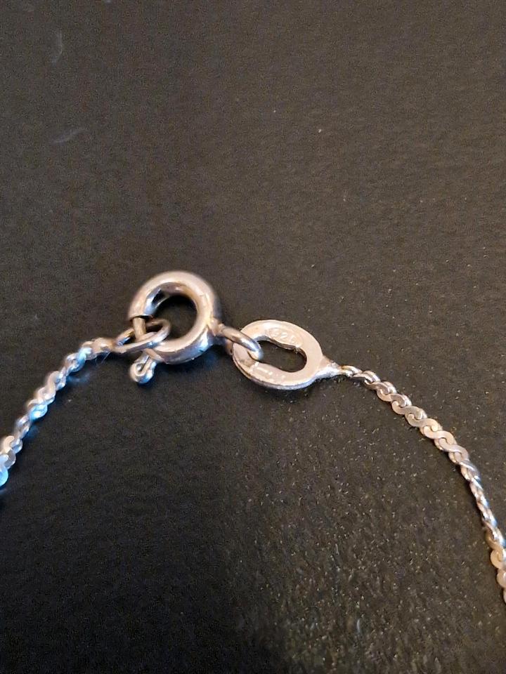 Silberkette, Colierkette 925 Sterlingsilber  mit Kügelchen in Frankfurt (Oder)