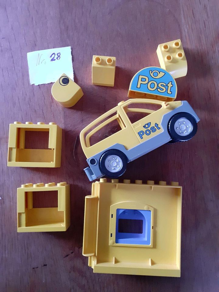 Lego duplo Nr. 28 Postauto Figuren Fenster Fahrzeug Mensch in Augsburg