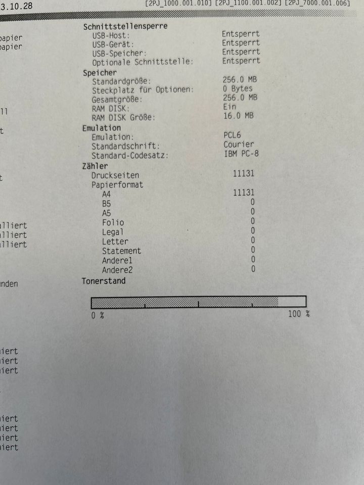 Kyocera ECOSYS P2135dn A4.  S/W.  Laserdrucker Zä. 11131 Seiten in Saarbrücken