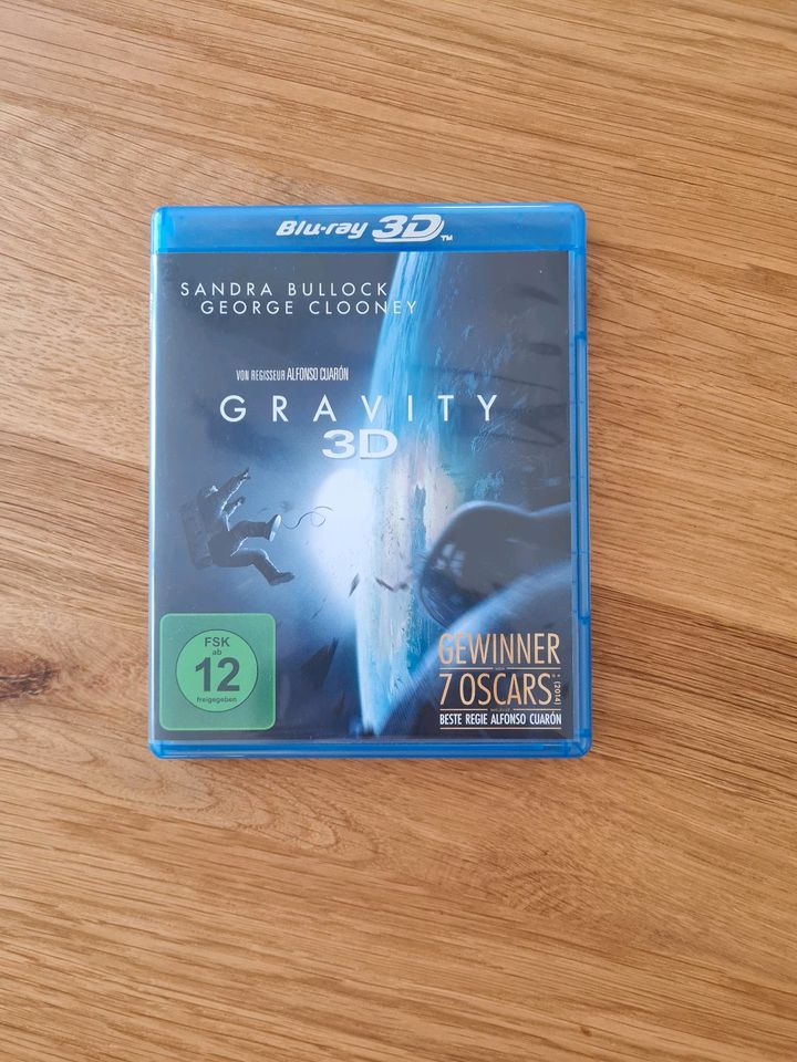 Gravity 3D Blu-ray in Würselen