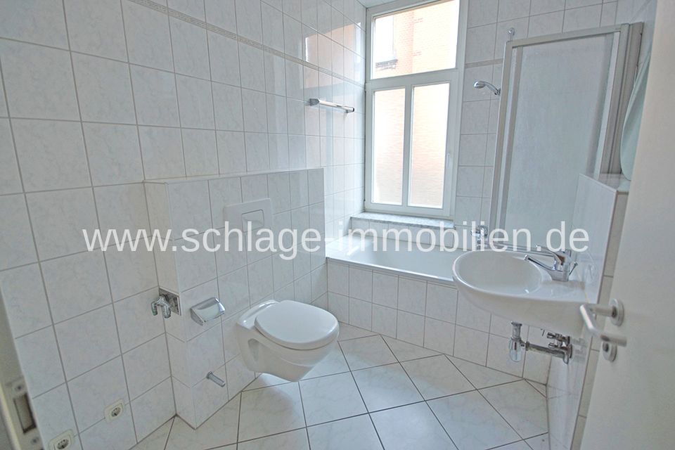 +++DRESDEN-PLAUEN+++  Bezugsfreie 3-Zimmer-Wohnung mit großem Südbalkon in sanierter Klinkervilla! in Dresden