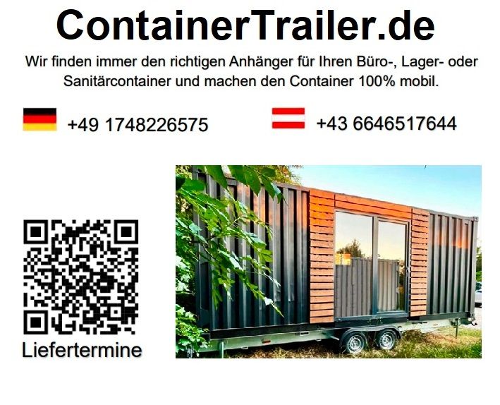 2,7T Kofferanhänger, Materialcontainer, Lagercontainer, Anhänger in Berlin