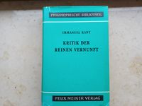 Kant:  Kritik der reinen Vernunft  -  Meiner Leinenausgabe Baden-Württemberg - Dossenheim Vorschau