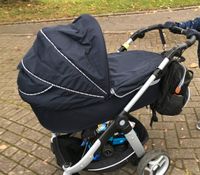 Kinderwagen Teutonia mit Wanne(blau) und Sportsitz (braun) Niedersachsen - Osnabrück Vorschau