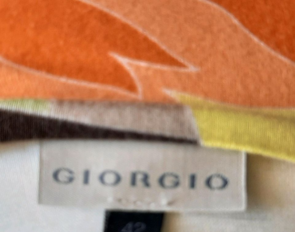 Vintage, Retro, Shirt, Gr. 42, GIORGIO ITALY, orange, in Wangen im Allgäu