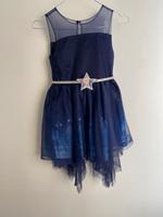 Frozen Eiskönigin Elsa Kleid mit Glitzer Gürtel - Gr 116/122 (7J) Pankow - Prenzlauer Berg Vorschau