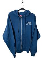 ***Vintage Champion Zip-Hoodie – Blau Gr. L GOD is in Control*** Düsseldorf - Benrath Vorschau