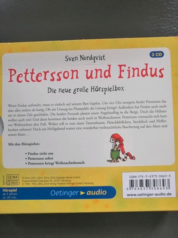 Verkaufe tolle Hörspielbox von Pettersson und Findus in Miltach