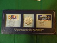 Sammlermünze und Briefmarken - Apollo-Soyuz Space Mission (1975) Thüringen - Erfurt Vorschau