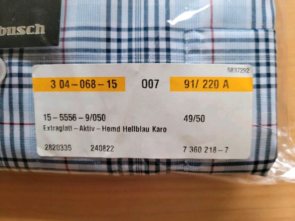 Walbusch Herrenhemd Größe 49/50 Extraglatt in Dortmund