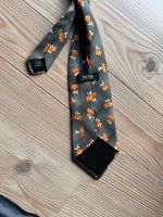 Hugo Boss Krawatte grau orange Blumen Tulpe 52 % Seide wie neu Rostock - Stadtmitte Vorschau