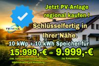 JETZT PV-ANLAGE ☀️ REGIONAL ✅ 10 kW Solaranlage mit 10 kWh Speicher inkl. Installation zum Festpreis - in max 6 Wochen installiert / Photovoltaik Solaranlage kein ENPAL EKD 1KOMMA5GRAD ENBW KLARSOLAR Hessen - Waldems Vorschau