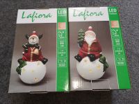 2x Lafiora LED Indoor Weihnachtsfiguren Weihnachtsmann Rentier Thüringen - Arnstadt Vorschau