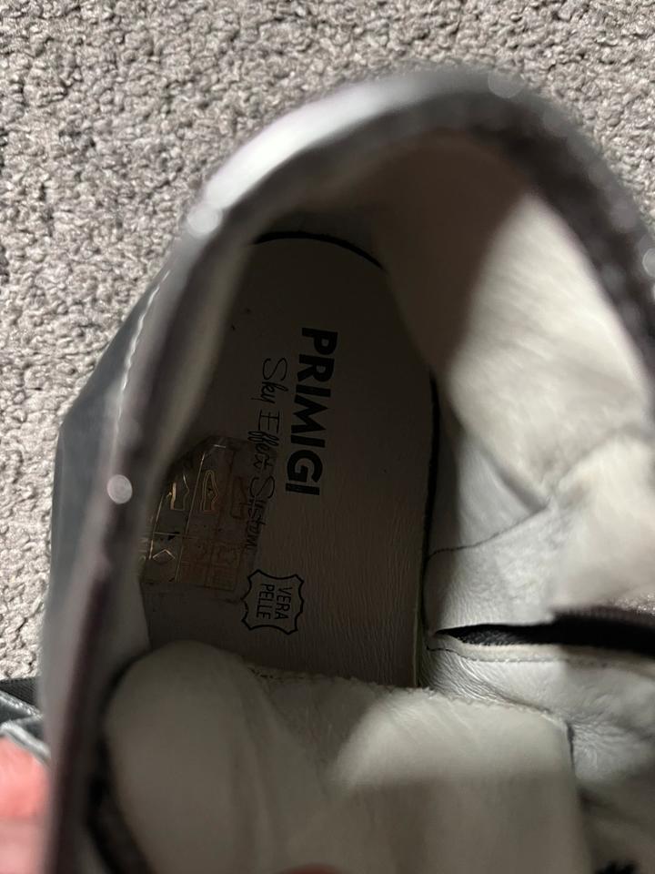Primigi Schnürschuhe Gr 31 Leder grau schwarz Reißverschluss in Dortmund