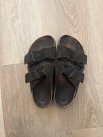 Birkenstock schwarzes Wildleder Sandalen Größe 37 Düsseldorf - Eller Vorschau