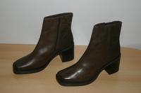 Dunkel Braune Kunstleder Stiefeletten in der Größe 47 Wandsbek - Hamburg Farmsen-Berne Vorschau