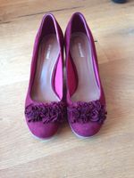 Graceland Peeptoes Halbschuhe rot lila pink Bayern - Straubing Vorschau