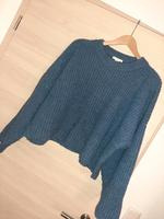 Pulli, Oversize, S, H&M, Pullover, blau, Strickpulli Bayern - Zandt Vorschau