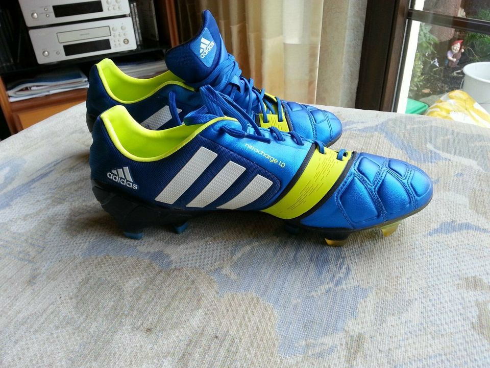 Fußball Schuhe  blau Adidas Ritrocharge 1.0 zu verkaufen in Leverkusen