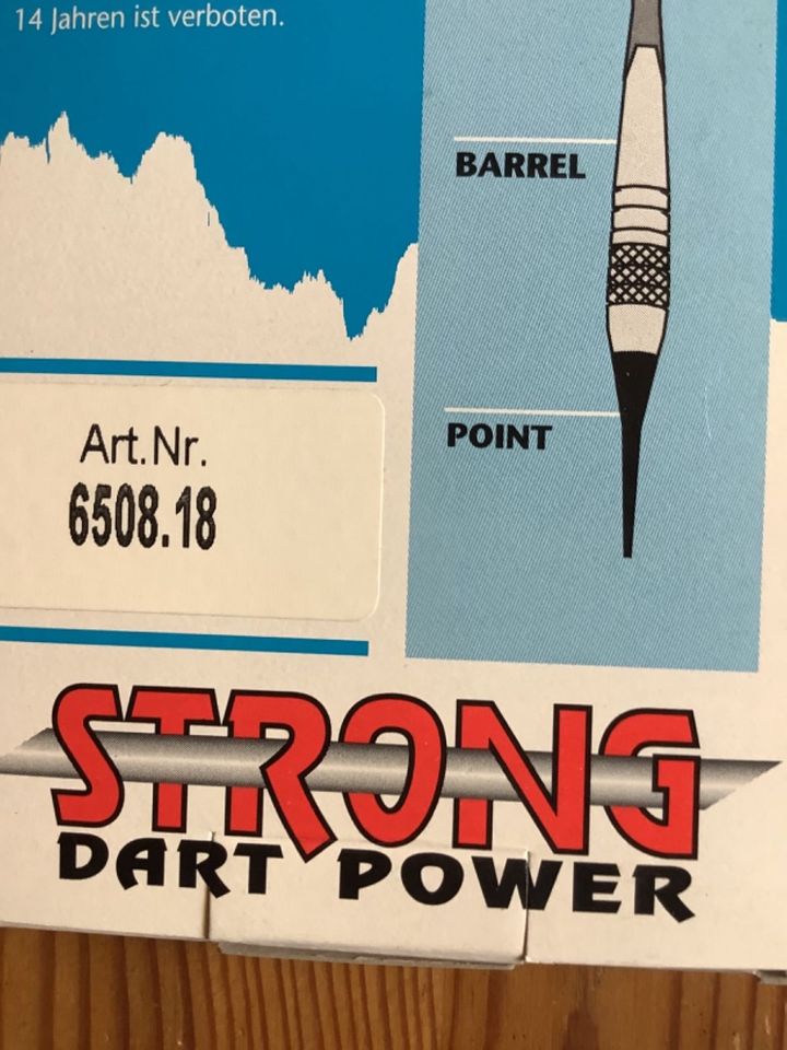 Dartpfeil-Komplettset DARTS STRONG DART POWER „Road Runner“ 18 G. in Delmenhorst