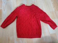 Dicker Pullover rot mit Zopfmuster H&M Gr. 92 Schleswig-Holstein - Schuby Vorschau