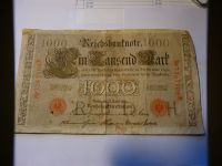 Reichsbanknoten 1000 Mark von 21.April 1910, rotes Siegel Bayern - Bamberg Vorschau