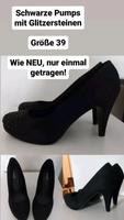 Schwarze Pumps mit Glitzersteinen Baden-Württemberg - Schwieberdingen Vorschau