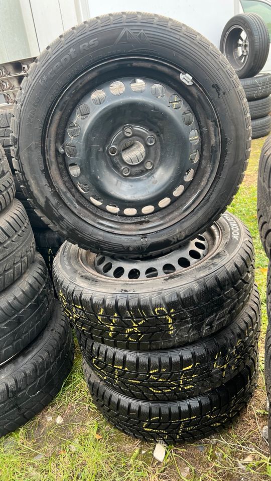 175/60R15 Winterreifen mit Stahlfelgen in Steinfurt