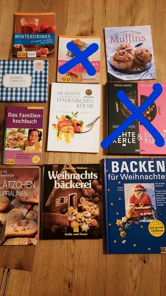 Koch- und Backbücher zu verschenken in Kumhausen