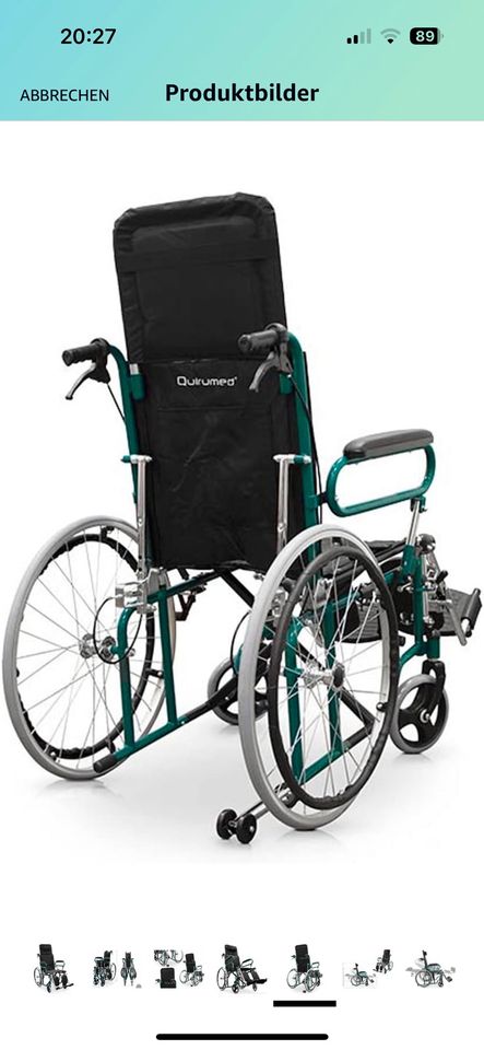 Rollstuhl mit Liegefunktion nur 4 Wochen genutzt in Hürth