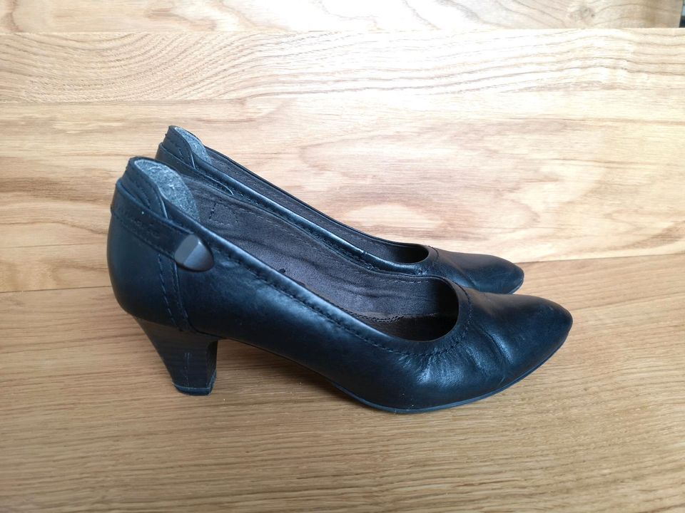 Tamaris Pumps schwarz touchit Gr38 Leder in Sankt Wolfgang