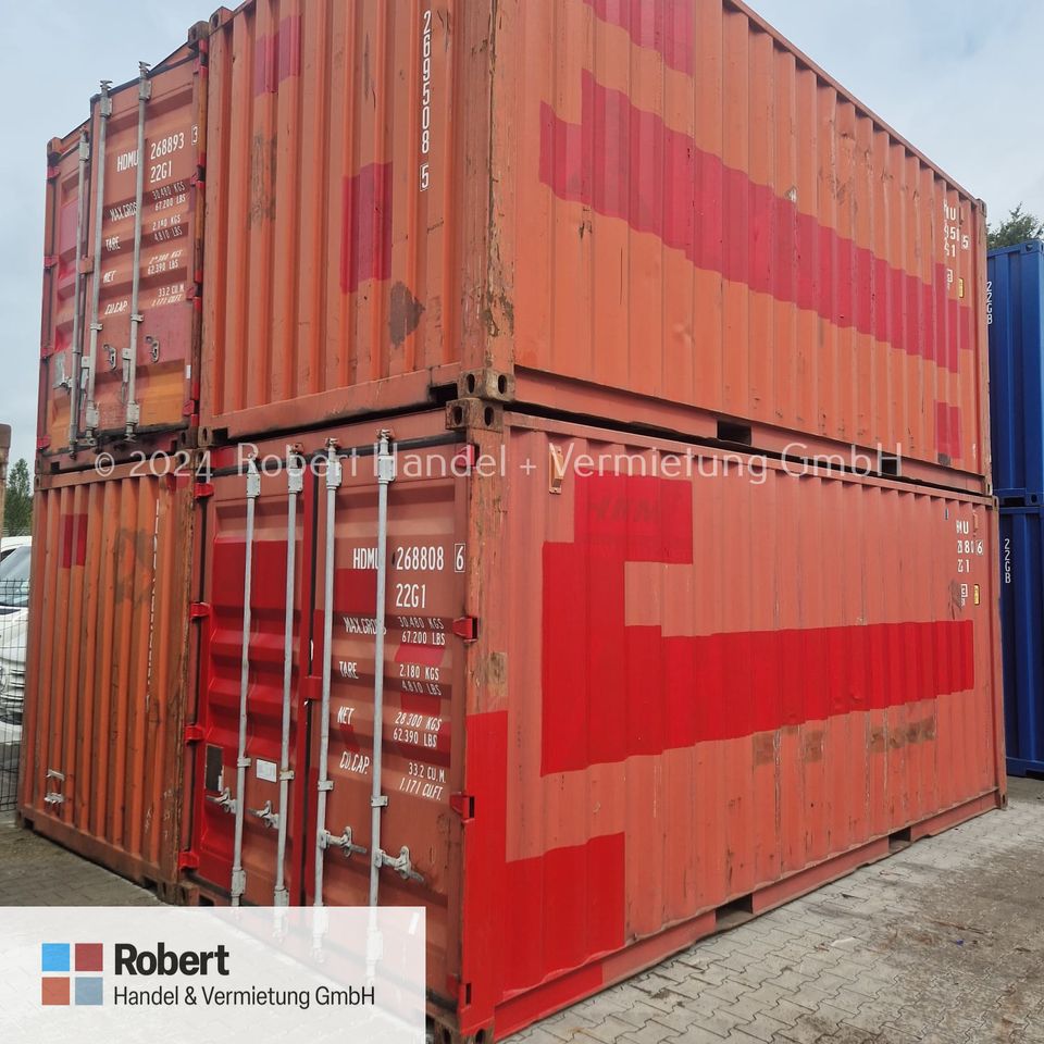 20 Fuß Lagercontainer, Seecontainer, Container, Baucontainer, Materialcontainer in Brilon