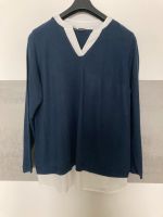 Pullover mit Bluseneinsatz, Größe 48/50, Bodyflirt, blau Saarland - St. Ingbert Vorschau
