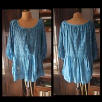 Italy Tunika Shirt Bluse Blau 36 38 40 S M L Kr. Dachau - Dachau Vorschau