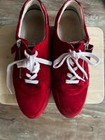 Gabor Sneaker, Schnürschuhe rot, Reißverschluss Gr. 39 Bayern - Dietenhofen Vorschau