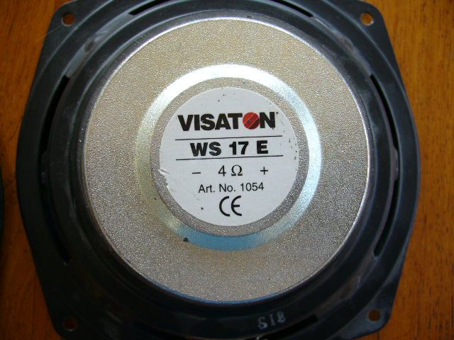 2 x VISATON Chassis WS 17E 4 Ohm (1x Sicke verletzt) in Berlin