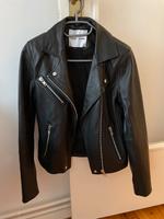 Samsoe Samsoe Lederjacke Bikerjacke Übergangsjacke schwarz Berlin - Steglitz Vorschau