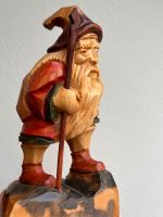 Holzfigur Rübezahl Wanderer handgeschnitzt Erzgebirge? 15cm Kunst Thüringen - Jena Vorschau