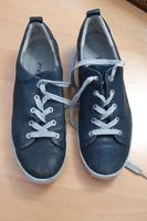 Hochwertige Paul Green Lederschuhe Blau Größe 40/7 München - Laim Vorschau