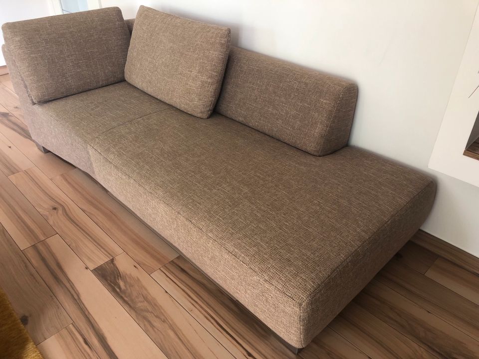 Couch Koinor, Sofa bestehend aus 2 Einzelelementen in Brandis