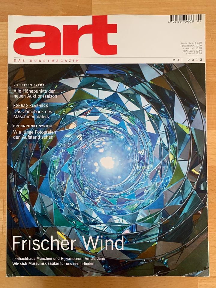 ‼️ 11 Art Das Kunstmagazin 2013 Japan Richter Berlin Szene Wind in Landshut