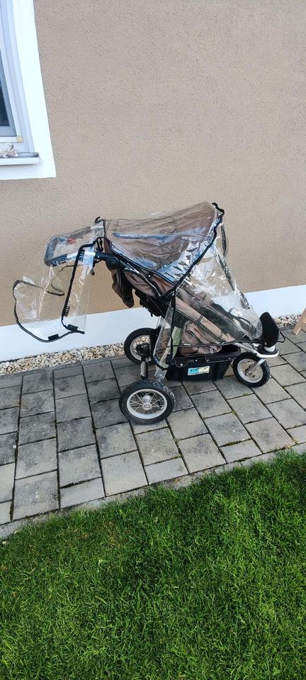 TFK Buggy mit Babywanne und Regenschutz in Rain Niederbay