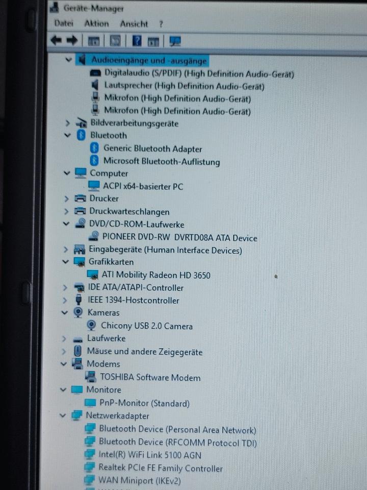 Toshiba Satellite A300-1QD - Intel Core 2 Duo T5800 als Defekt in Fellbach