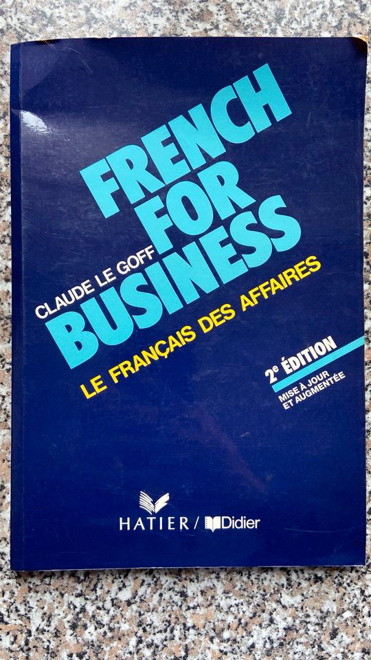 Französisch Lernbuch French for business in Solingen