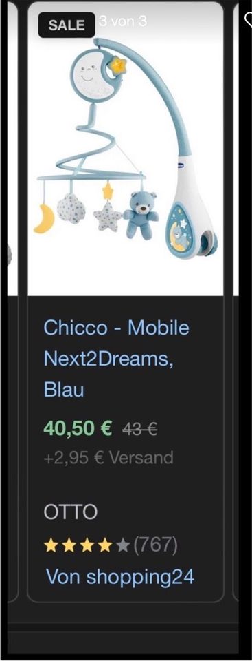 Chicco mobile Next2dream neu in Wiesbaden