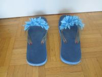 Flip Flop Badeschuhe blau mit Blume Gr. 41/42 Baden-Württemberg - Friedrichshafen Vorschau