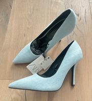 Denim Pumps Zara Gr. 38 blau Hessen - Sulzbach Vorschau