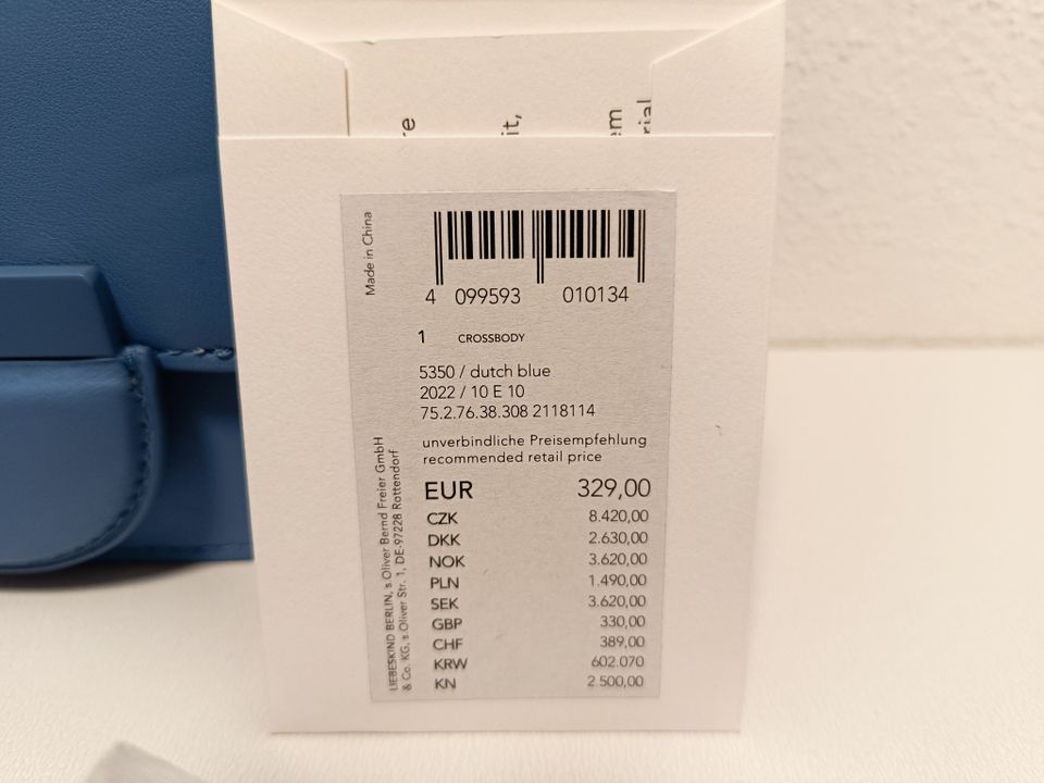 Liebeskind Berlin Tasche NEU mit Etikett in Fürth
