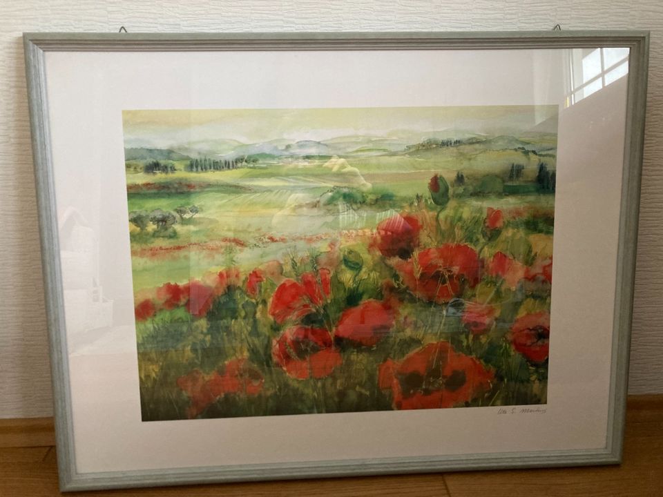 Kunstdruck  Mohnblumen Ute S. Mertens in Gera