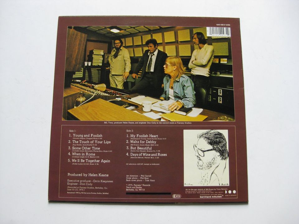The Tony Bennett Bill Evans Album | JAZZJAZZJAZZ PLATTE IST TOP in Hamburg